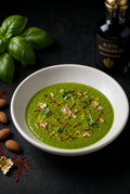 Saffron Pistachio Emerald pesto