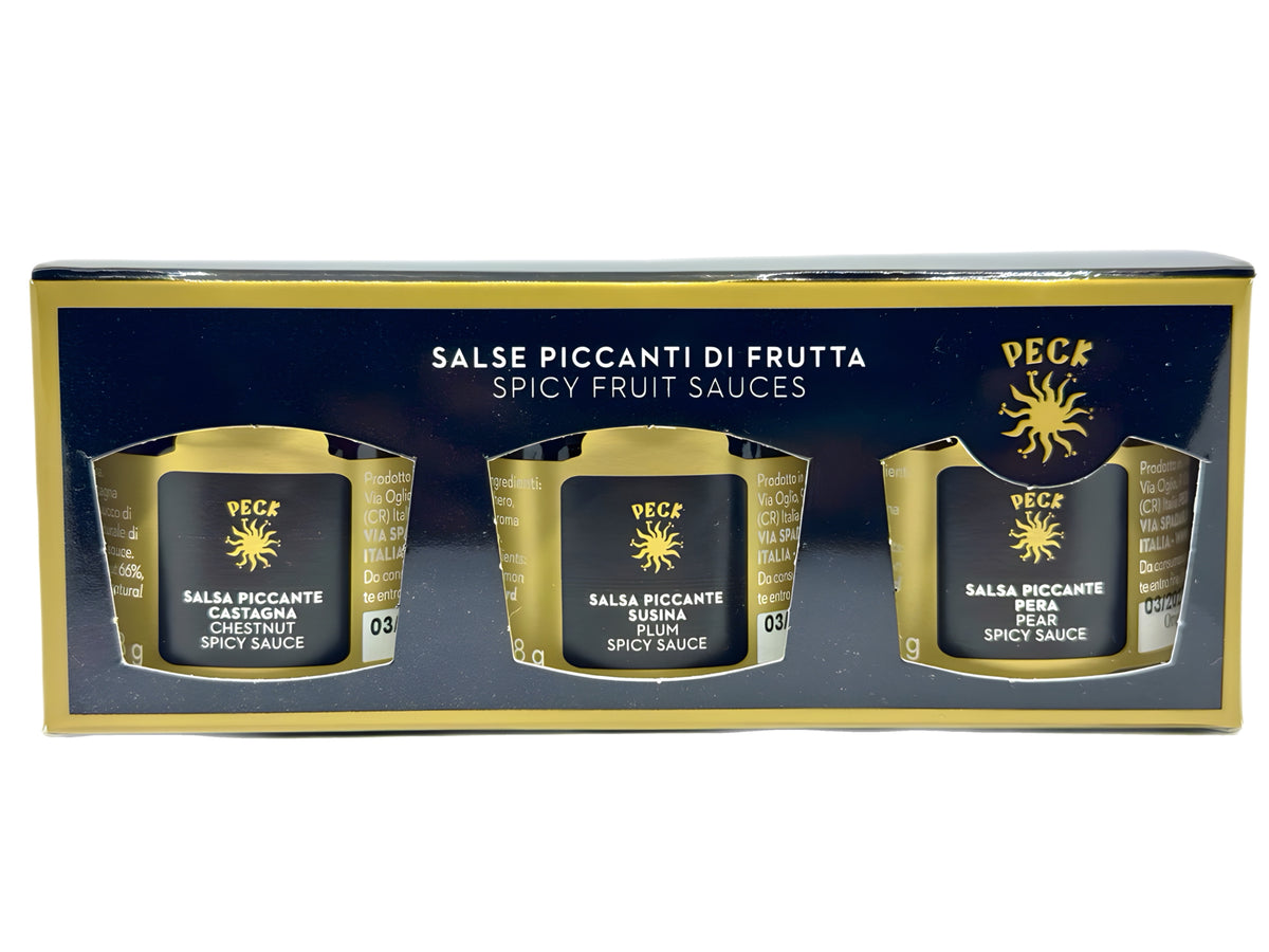 Salse Piccanti di Frutta Set #1 · Kesten, Šljiva, Kruška · 3 × 40 g