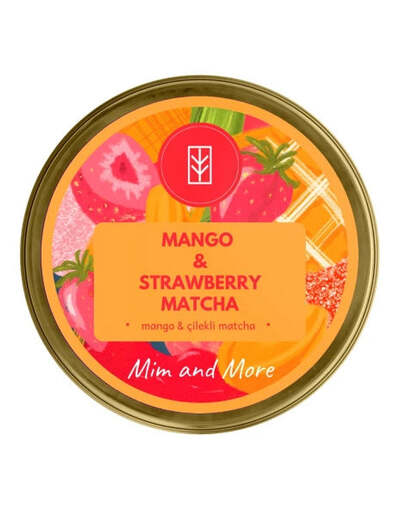 Matcha sa okusom manga i jagode